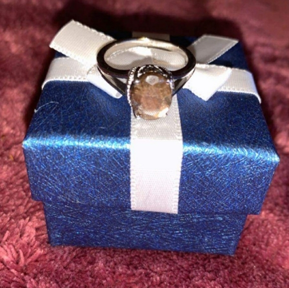 Karis 3.50 ctw Chocolate Sapphire Ring - Picture 2 of 4